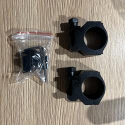 Montage collier rail picatinny