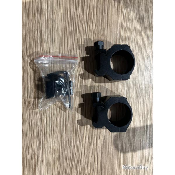 Montage collier rail picatinny