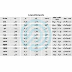 Fl&egrave;ches mont&eacute;es Shocq Inceptor 4.2 500