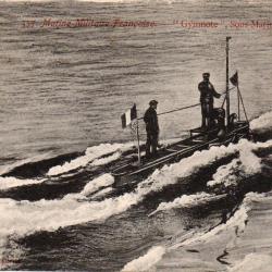 CPA - Marine  de Guerre - " Gymnote "  Sous-Marin -N&deg;7075