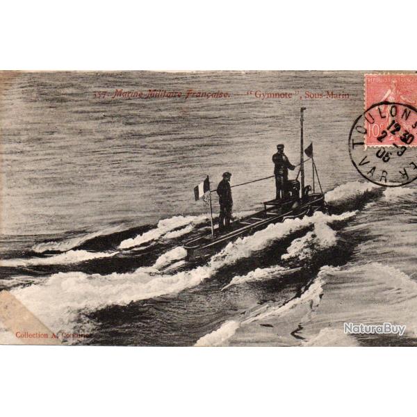 CPA - Marine  de Guerre - " Gymnote "  Sous-Marin -N�7075