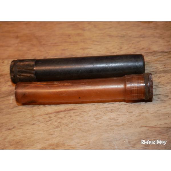 Paire d'huilier plastique de Fusil LEE ENFIELD WW2 dans leur jus de d�couverte