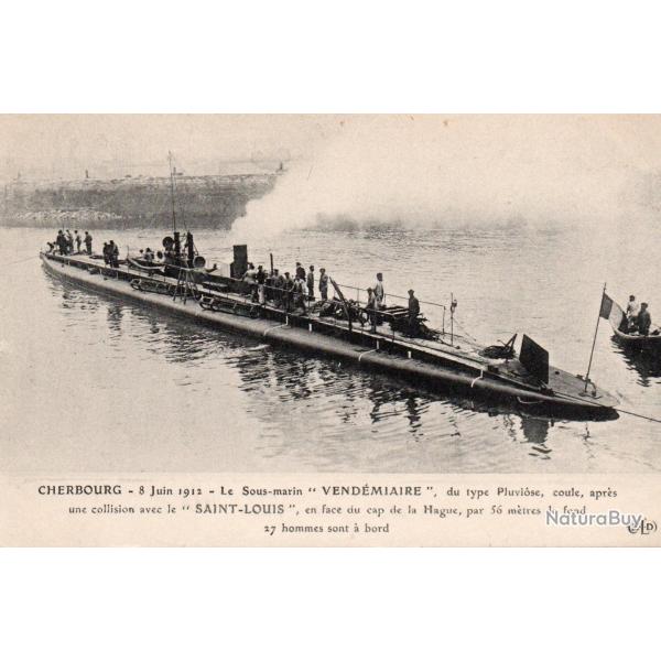 CPA - Marine  de Guerre - CHERBOURG - Le SOUS-MARIN -N�7078