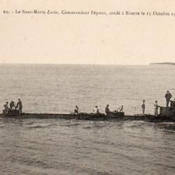 CPA - Marine  de Guerre - " Lutin "  - Le SOUS-MARIN -N&deg;7079