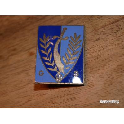 Insigne Militaire / Pucelle Groupe Des Subsistances De Tlemcen – Ancien Badge Français