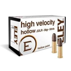 Munitions Eley High Velocity Hollow Point - Cal 22 LR - 38
