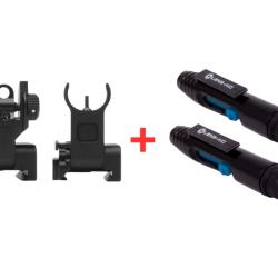 PACK PR&Eacute;CISION TOTALE - Vis&eacute;es Flip-Up + Nettoyage LENS-AID&reg;