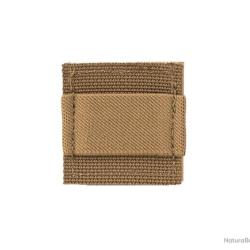 2x SUPPORTS VELCRO POUR CASQUE OU SAC - KAKI