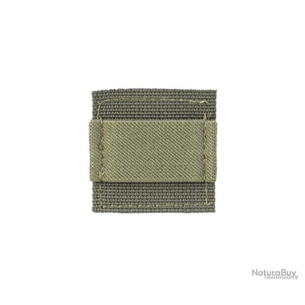 2x SUPPORT VELCRO POUR CASQUE OU SAC - VERT