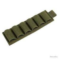 CARTOUCHI&Egrave;RE VELCRO 6 EMPLACEMENTS CALIBRE 16 - VERT