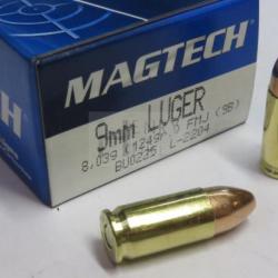 MAGTECH 9X19 124GR 8.03G FMJ X50