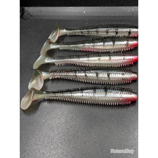 Lot 353  / Fox rage SPIKEY SHAD ultra UV.5 pi�ces.