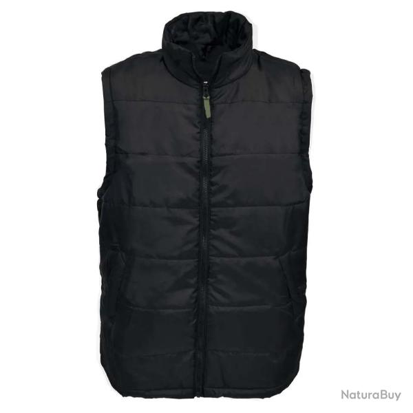 Soldes ! Veste matelass�e sans manches fermeture zip col montant S � 3XL L / XL