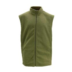 Veste polaire kaki sans manches L