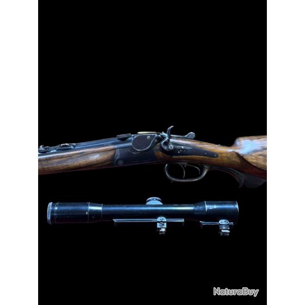 Magnifique Express � chiens stutzen 6,5x57R artisanale Allemande