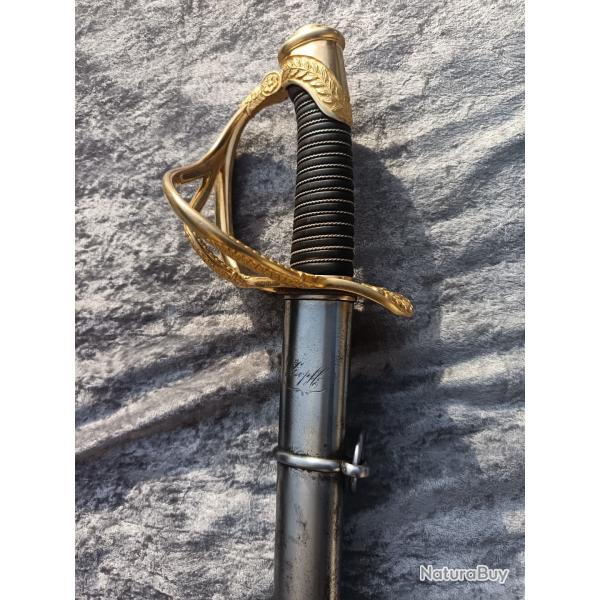 SABRE D`OFFICIER CAVALERIE LEGERE 1822