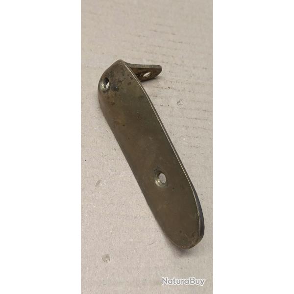 plaque de couche laiton pour fusil 19eme � identifier (CC)