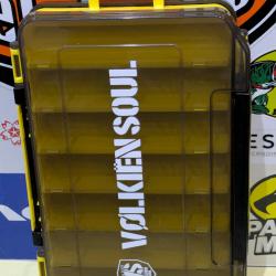 Lot 359/Bo&icirc;te a leurres r&eacute;versible, VOLKIEN SOUL /19.5cmx13.5cmx3.5cm /max longueur leurres 10,8 cm.