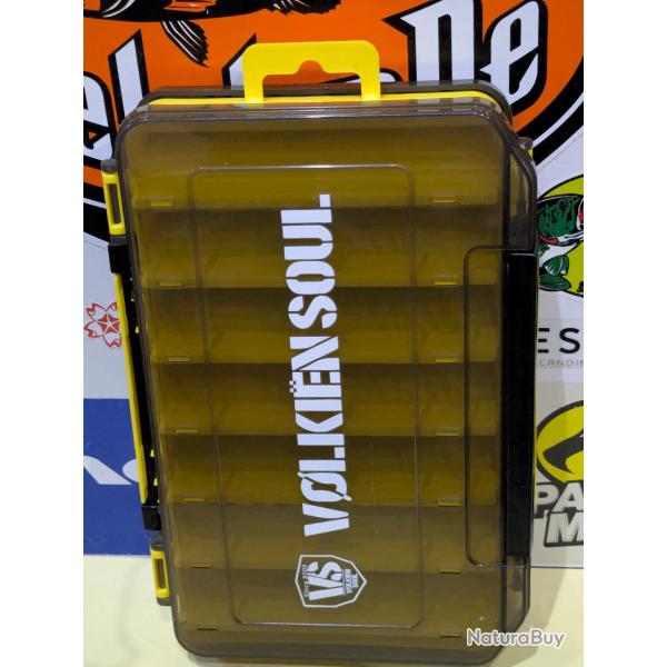 Lot 359/Bo�te a leurres r�versible, VOLKIEN SOUL /19.5cmx13.5cmx3.5cm /max longueur leurres 10,8 cm.