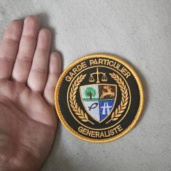 Ecusson garde particulier