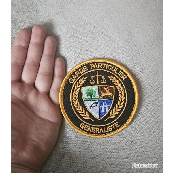Ecusson garde particulier