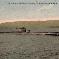 CPA - MARINE de GUERRE - Le Sous-Marin " PHOQUE " -N&deg;7077