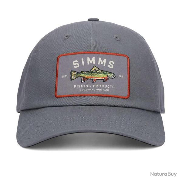 Casquette SIMMS Single Haul Cap Gunmetal Trout