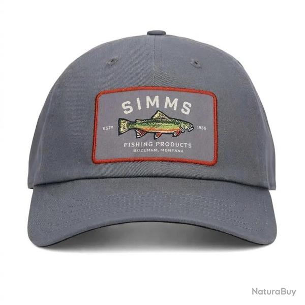 Casquette SIMMS Single Haul Cap Gunmetal Trout