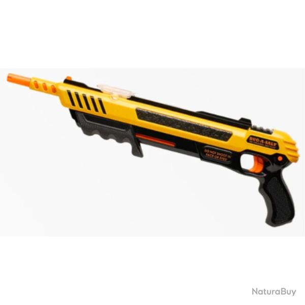 PISTOLET A SEL ANTI-MOUCHE & INSECTE JAUNE