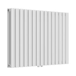 Radiateur &agrave; panneaux design double 1180 watts acier 60 x 90 cm blanc 03_0010479