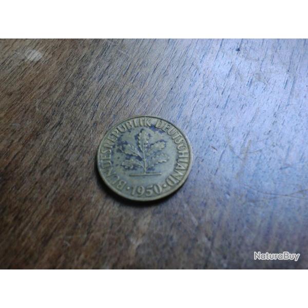 monnaie  deutschland  10 PFENNING  1950