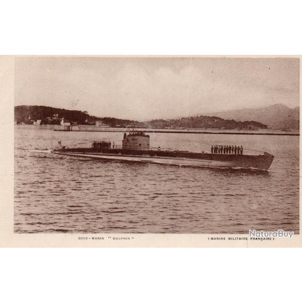 CPA - MARINE de GUERRE - SOUS-MARIN " DAUPHIN " -N�7086