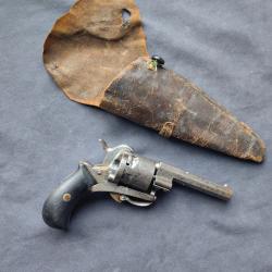 Revolver 7mm &agrave; broche type LeFaucheux - Belgique