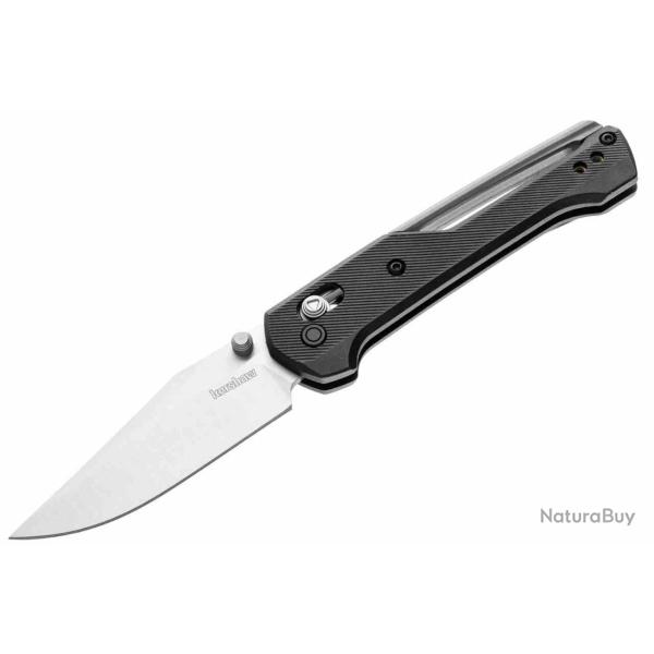 Couteau Kershaw Airspace Lame Acier 14C28N Manche Black Polymer DuraLock KS2063