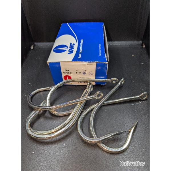 Lot 363 /  hame�ons , VMC 11/0 (6 pcs) ./FISH AND FISHING