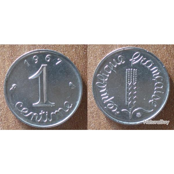 France 1 Centime 1967 Epi Piece Franc Centime Francs