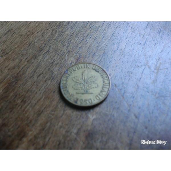 monnaie deuschanld 5 pfenning 1950