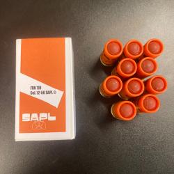 Cartouche d&eacute;fense &agrave; balle caoutchouc Fun tir Sapl x10