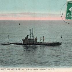 CPA - MARINE de GUERRE - SOUS-MARIN  " OTARIE -N&deg;7089