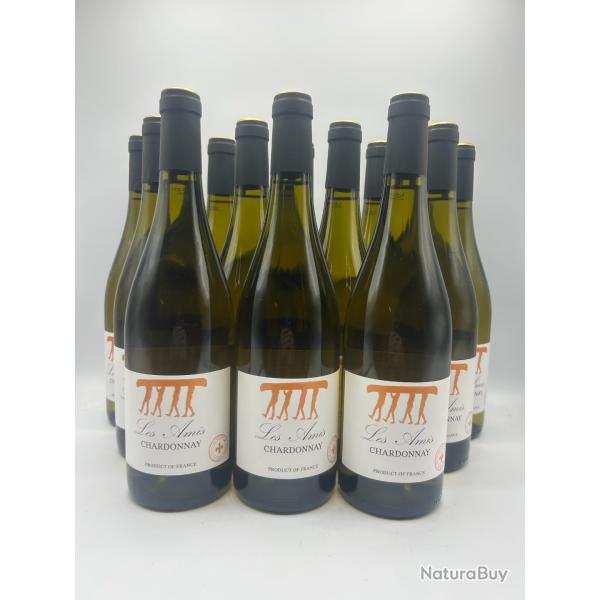 2022 Les Amis de Nicolas Idiart Chardonnay IGP Pays D'Oc - 1� - Sans Prix R�serve - 12 Bouteilles