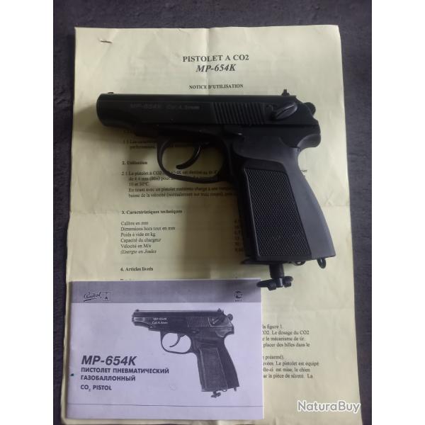 Pistolet Baikal MP-654K