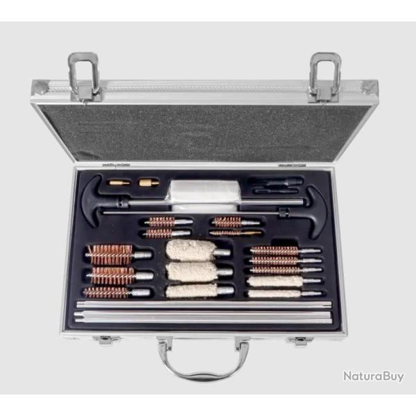 COFFRET DE NETTOYAGE UNIVERSEL TOUTES ARMES - 27 PIECES