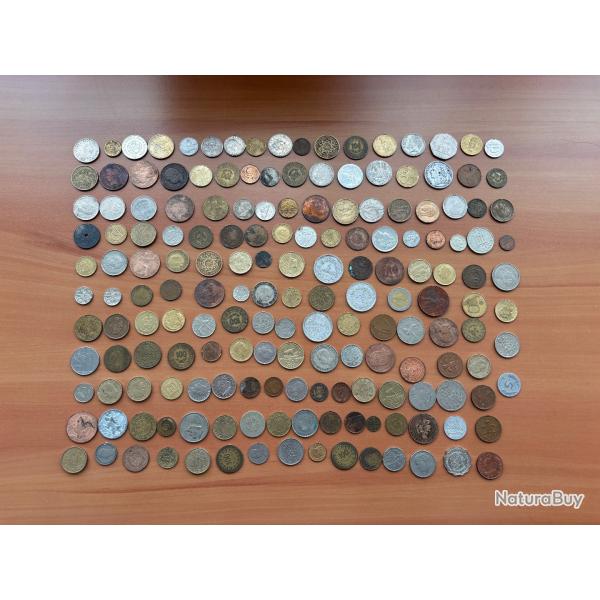 Lot de pi�ces ancienne 172 pi�ces -  1� sans prix de r�serve !!