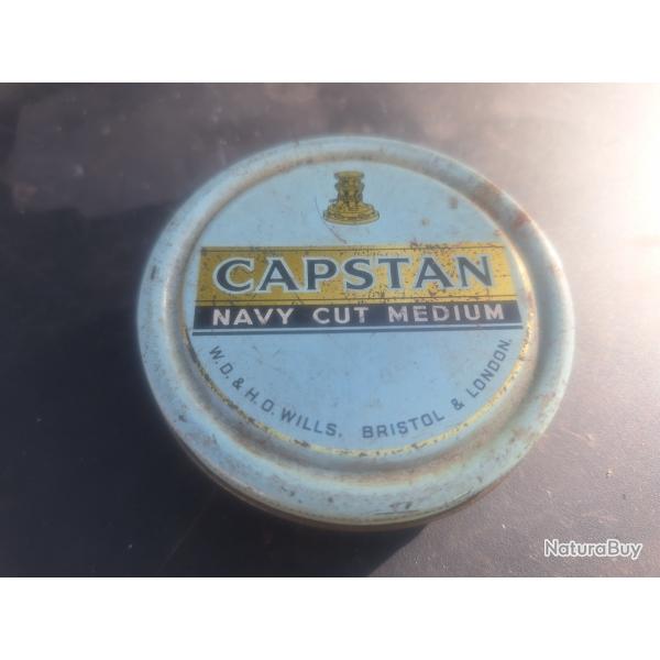 Ancienne Boite en M�tal (vide) de Tabac CAPSTAN Tommy Anglais WW2