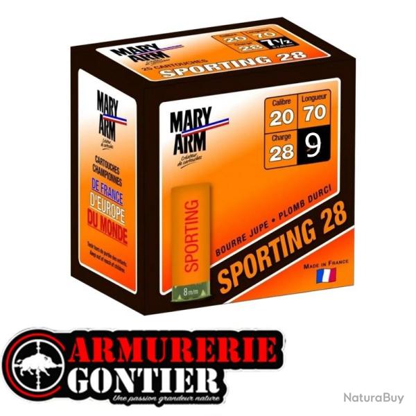 Cartouches MARY ARM SPORTING 20/70 N�9 28GR BJ