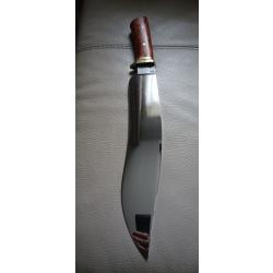 Machette forg&eacute;e en France lame de 1 cm d'&eacute;paisseur , magnifique piece de collection lame 32 cm