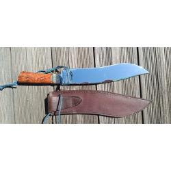 Machette forg&eacute;e en France lame de 1 cm d'&eacute;paisseur , magnifique piece LAURENT BOUCHER