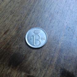 monnaie belgique 25 c  1964