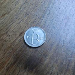 monnaie belgique 25 c  1966