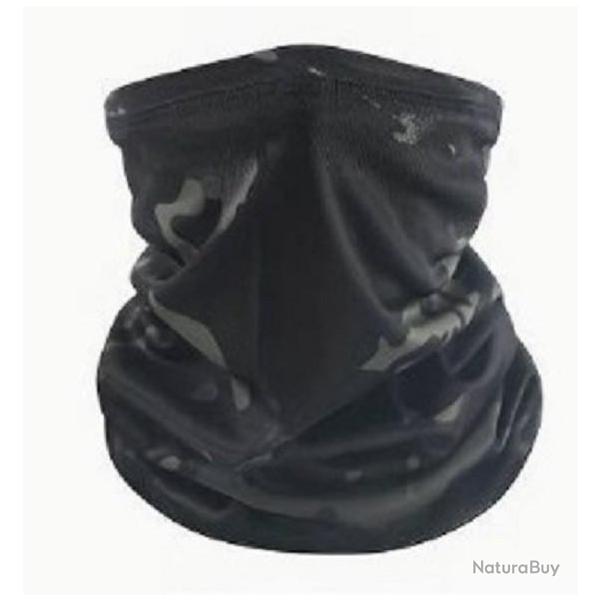 Cache cou Treillis Noir - Livraison gratuite